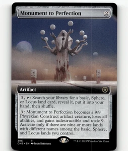 MTG Monument to Perfection (Extended Art) 396 Regular Phyrexia: All Will Be Rare - Picture 1 of 1