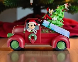 Disney 2025 Disneyland Mickey & Goofy Christmas Tree Truck Popcorn Bucket - Picture 1 of 4