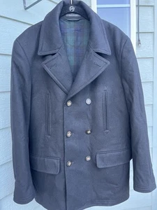Ralph Lauren Luke Wool Blend Navy Peacoat - Picture 1 of 7