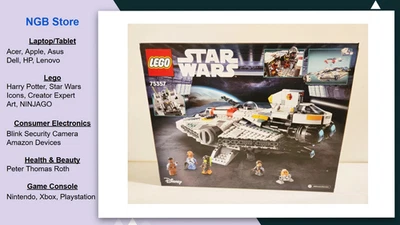 Lego Star Wars Ahsoka Ghost and Phantom II nave espacial 75357, novo, lacrado, EUA - Imagem 1 de 4