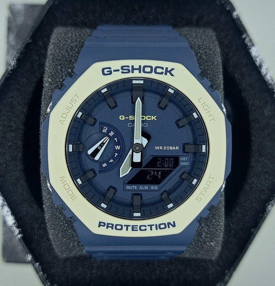 Reloj Casio G‐SHOCK GA2110ET‐2A Analógico‐Digital Azul Foto 1 de 4