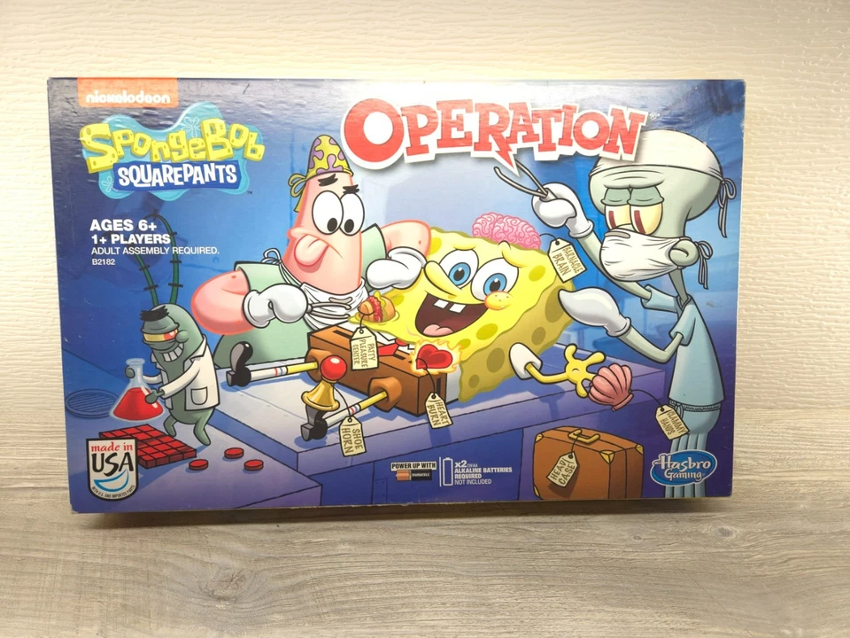 Bob Esponja Pantalones Cuadrados Operación Juego Repuestos y Piezas 2007 Funatomy Foto 1 de 1