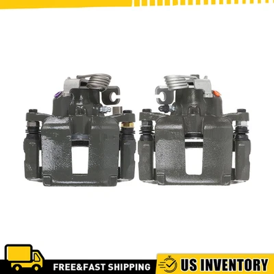 Par de pinzas de freno traseras con soporte para Ford Explorer Flex Taurus Lincoln MKS MKT Foto 1 de 4