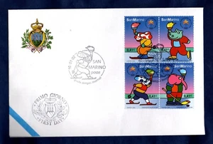 SAN MARINO 2002 GIOCHI OLIMPICI INVERNALI IN BUSTA PRIMO GIORNO - Picture 1 of 1