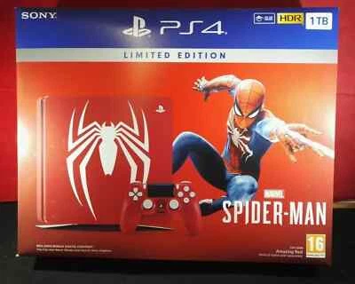 BRAND NEW PlayStation 4 Slim 1TB Spider-man Limited Edition Console (PS4) - Image 1 of 4