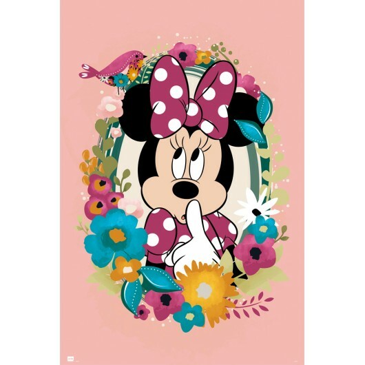 ポスター POSTER MINNIE MOUSE DISNEY BAL MASQUE Z FRENCH Art THEATRE POSTER Minnie Mouse Mickey Disney Bal
