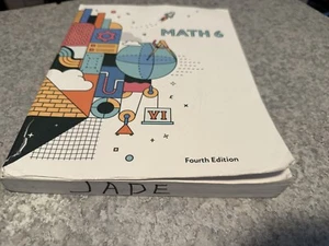 BJU Press - Math 6 Worktext (4th Ed) 525444 - Picture 1 of 2