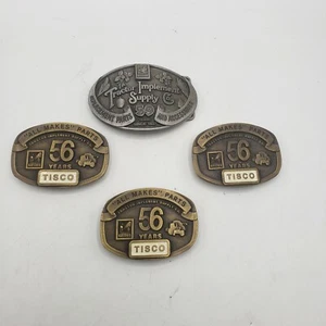Tisco Belt Buckle Lot (3) 56 years (1)59 years limited edition numbered Tractor - Picture 1 of 9