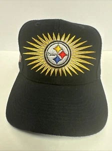 Vintage Pittsburgh Steelers 4X Super Bowl Champions Strapback Hat Annco Team NFL - Picture 1 of 9