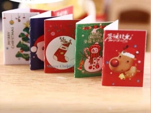1:12 Dollhouse Miniature Christmas Card Set H6 - Picture 1 of 5