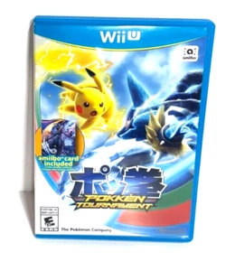 Pokken Tournament - Nintendo Wii U - Case & Mewtwo Amiibo Card Brand New/No Game - Picture 1 of 2