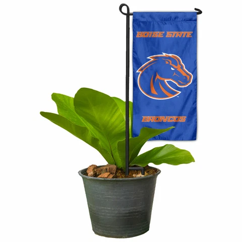 Boise State Table Centerpiece and Mini Garden Flag Topper Marker Cover