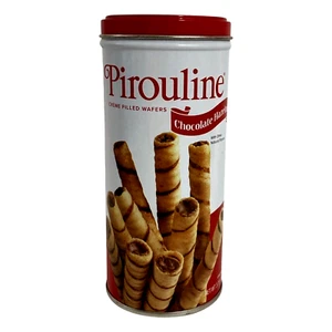 Pirouline Chocolate Hazelnut Wafers 3.25 OZ EMPTY Tin/ Contain - Picture 1 of 7