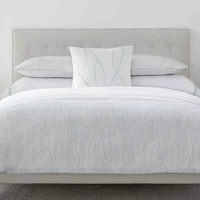 Sferra Cameri Queen Duvet Cover Set 3PC Pastel Multicolor Sateen Print Italy NEW - Image 1 of 4