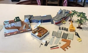 Micro Machines Accessory Lot Buildings Parts And Pieces Used - Picture 1 of 13