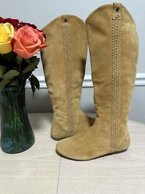 Botas para mujer REEF marrón tostado gamuza hasta la rodilla talla 8 EUR 38,5 cuero Foto 1 de 4