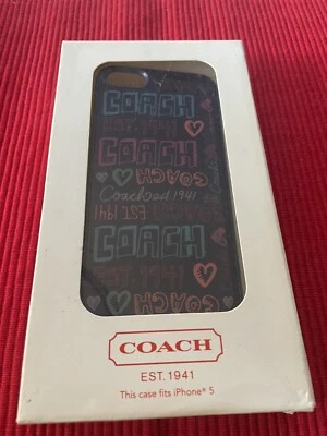 COACH ~PHONE CASE~ NAVY MULTICOLORED F64557 NIB (CA) - Image 1 of 3