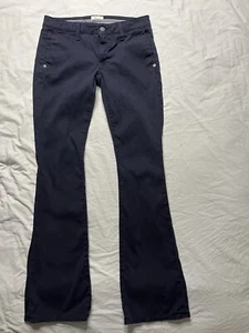7 For All Mankind Pants Women’s Size 38 Gray Corduroy Flair Bootcut Trousers - Picture 1 of 9