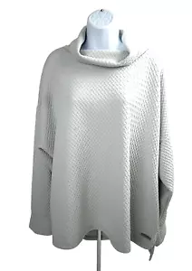 Nine West Active, Gray Sz 3x, Pullover with thumb holes Turtleneck Collar - Picture 1 of 6