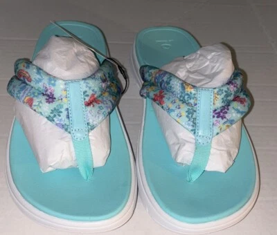 Sandalias Vera Bradley Disney Sirenita Nube Ariel Floral Ditsy Nuevas en Caja Talla 8 Foto 1 de 4