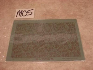 M05 VINTAGE WALTHERS BUILDING PAPER HO SCALE 6 SHEETS 5X8 ASPHALT SHINGLES V483G - Picture 1 of 1