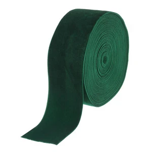 Velvet Ribbon Gift Wrapping 2 Inch x 10 Yard Dark Green Single Face Velvet - Picture 1 of 5
