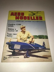 Aero Modeller Hobby Magazine Vintage Model Aircraft Plan Airplanes August 1964 - Picture 1 of 12