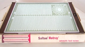 VINTAGE SALTON  WARMING TRAY H-930 MODEL **tested** ORIGINAL PACKAGING NICE - Picture 1 of 6