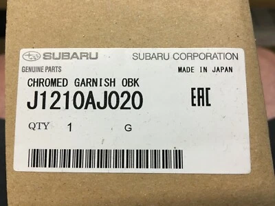 2010 2011 斯巴鲁内陆镀铬后尾门装饰成型全新 J1210AJ020 原始设备制造商 — 第 1/2 张图片