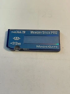SanDisk Memory Stick Pro Magic Gate 512MB Camera Memory Card For Sony - Picture 1 of 2