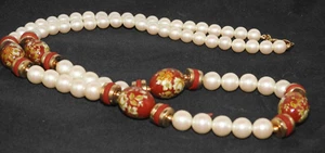 Stunning Vintage Fashion Beaded Necklace, Made in Japan - Picture 1 of 7