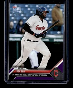 Josh Bell 2023 TOPPS NOW #82 viola PARALLELO /25 - Foto 1 di 2