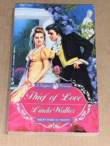 Thief of Love (Regency Romance) by Linda Walker First Printing Vintage Romance - Picture 1 of 11