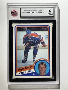 1984-85 O-Pee-Chee Wayne Gretzky KSA Graded 6 . #243 - Bild 1 von 3