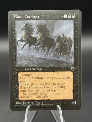 Black Carriage - Homelands - Magic the Gathering MTG Nice! - Image 1 of 3