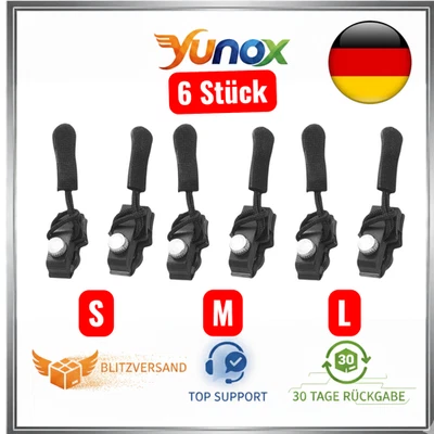 MARKENLOS 6 Stück ZipperFix Easy Universal Reparatur Set Zipper Fix Reißverschluss Kit