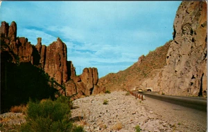 Cartolina d'epoca Petley - Green Creek Canyon Arizona, ingresso tunnel, non spedita - Foto 1 di 2