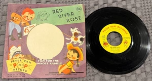 RED RIVER ROSE - VINTAGE - 1955 - PETER PAN RECORDS - VG+ - Foto 1 di 1