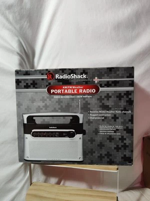 Radio Shack Portable Analog AM FM WX Weather Radio 12-889 AC/DC 12v New In Box - Image 1 of 4