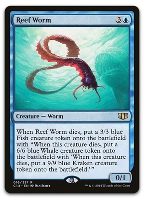Reef Worm #16 (NM) Commander 2014 C14 Magic MTG - Image 1 of 2