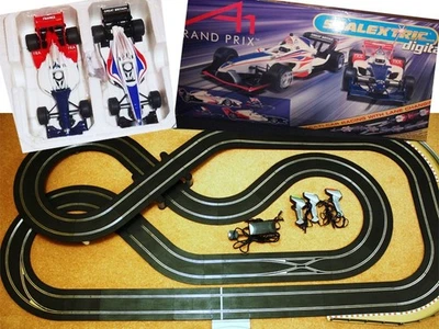 Extended DIGITAL Scalextric set:  A1 Grand Prix GB vs France - Image 1 of 4