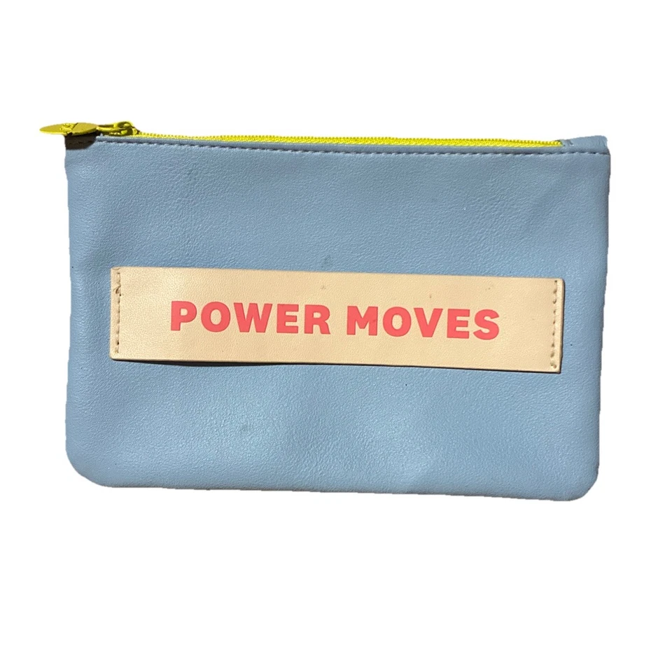 Bolso de Maquillaje Ipsy Glam Marzo 2022 - Power Moves Azul Marfil Verde Neón Foto 1 de 2
