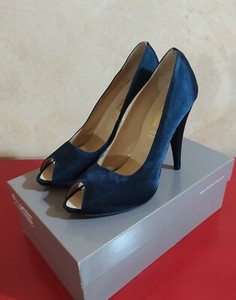 Scarpe col tacco da donna blu pelle da 37 scarpa eu | Acquisti Online su  eBay