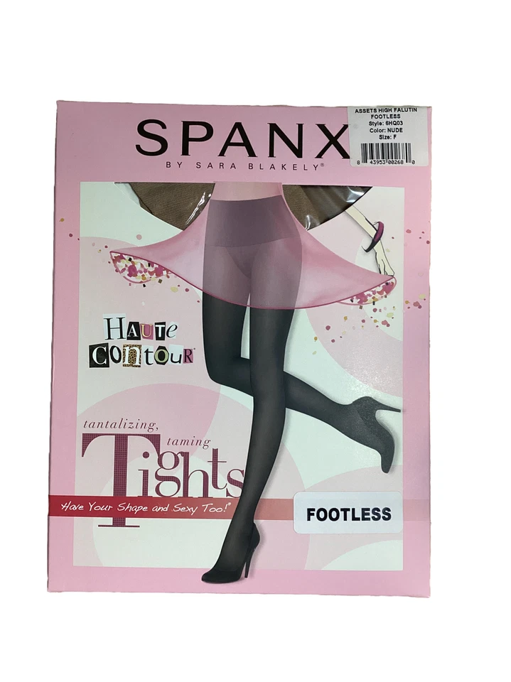 Pantimedias Spanx sin pies cintura alta, nude, talla 6 (F) nuevas con etiquetas Foto 1 de 1