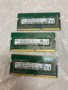 3PCS(24GB:3x8GB): SK Hynix HMA81GS6AFR8N-UH 8GB 1Rx8 PC4-2400T DDR4 SDRAM Memory - Afbeelding 1 van 3
