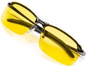 Night Driving Glasses Anti Glare Polarized with Stylish Case Night Vision/ Tac - Picture 1 of 10