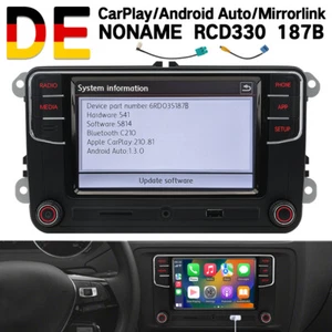 NONAME RCD330 187B CarPlay Android Auto Car Stereo Radio Für VW Golf CC Tiguan - Bild 1 von 8