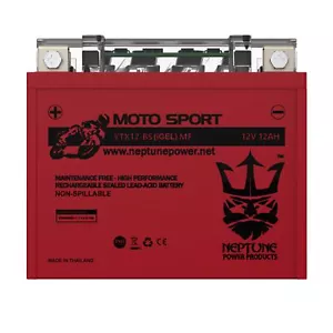 Honda TRX250 FourTrax Recon,ES, 1997-2010 YTX12-BS (iGEL)(MF) by Neptune - Picture 1 of 12