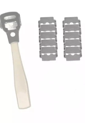 Afeitadora cortadora removedora de piel muerta dura maíz callo profesional 10 hojas Foto 1 de 4