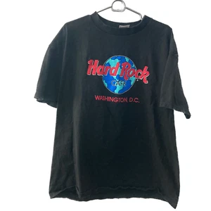 Hard Rock Cafe Washington DC T-Shirt, Men's XL, Black, Vintage Made in USA - Picture 1 of 4
